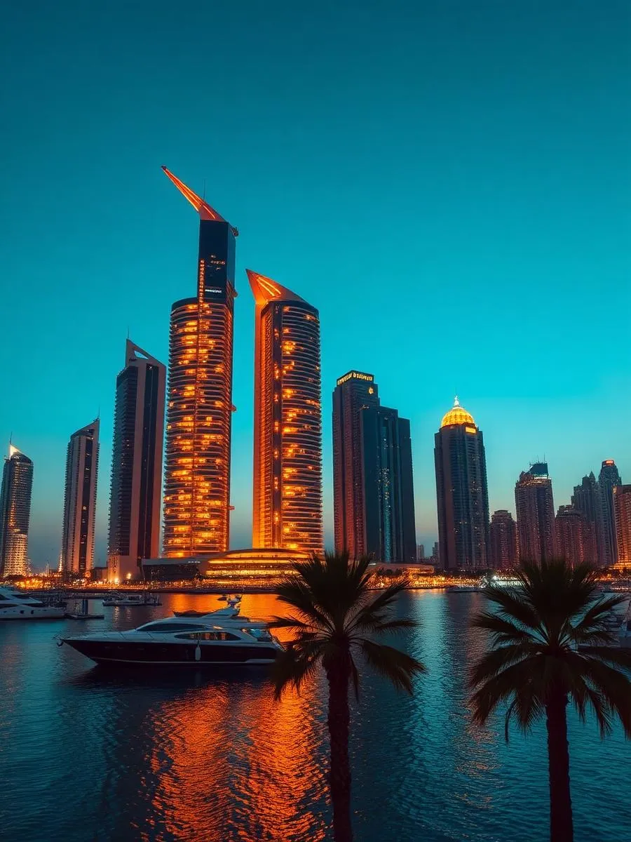 Dubai at golden hour
