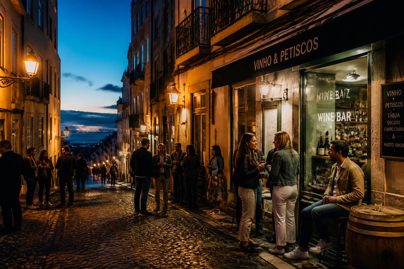 Wine & petiscos in Lisbon
